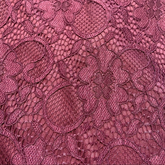 Mix by 41 Hawthorn | Burgundy Lace Dress | NWT | M - Picture 4 of 8